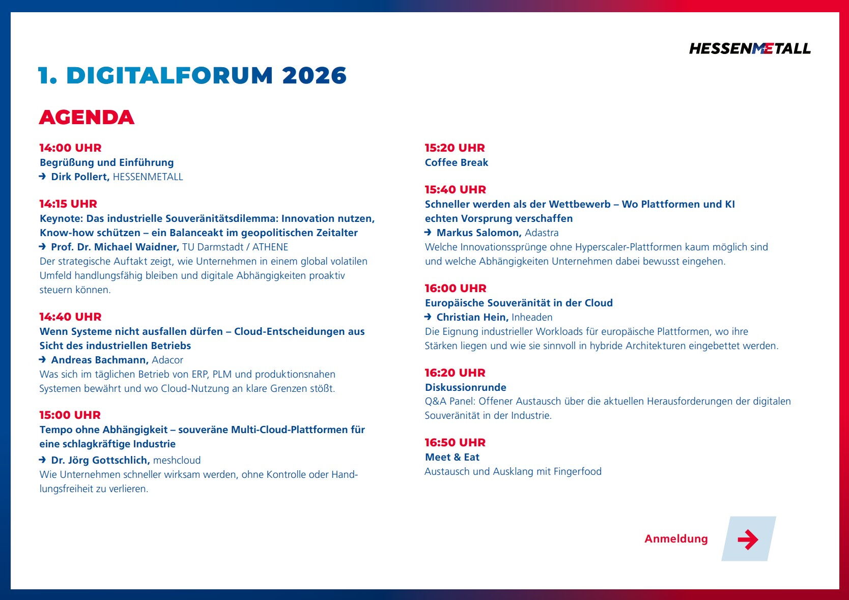 Digitalforum Digitale Souveränität