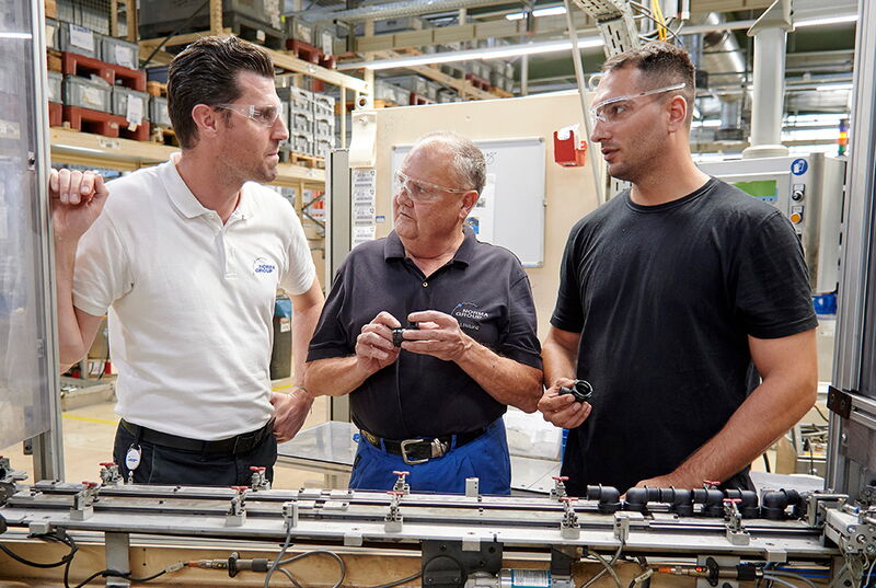 Mitarbeiter bei Norma