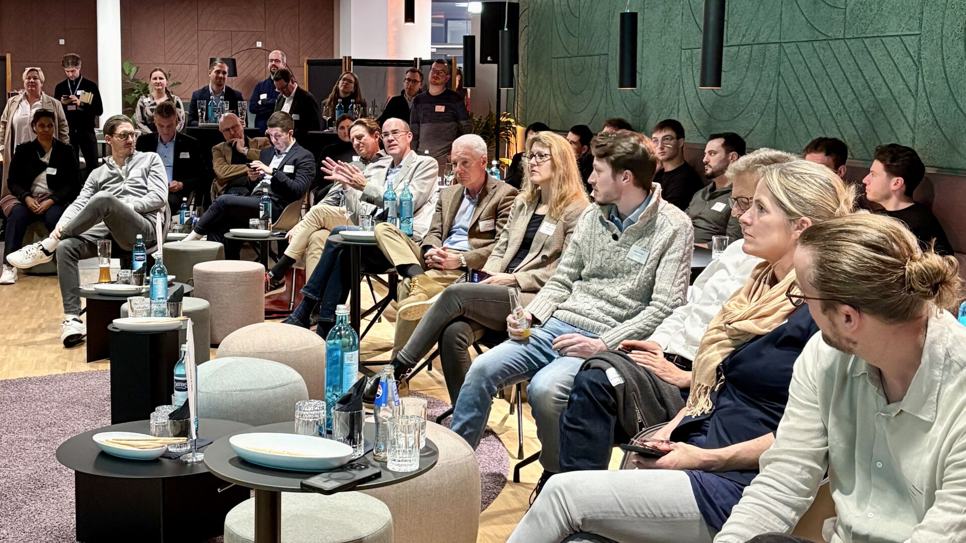 Pizza-Essen mit Startups 2024