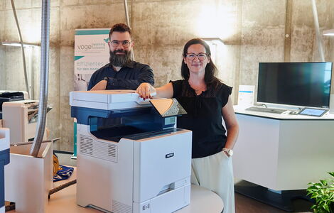 Patrick und Alexandra Vogel von der VOGEL Unternehmensgruppe