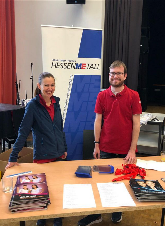 Das Team von HESSENMETALL Rhein-Main-Taunus am Stand