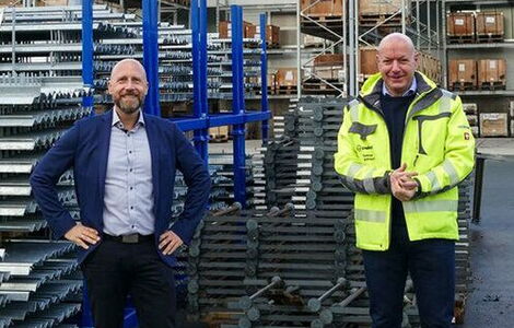 Christian Gerke und Tobias Althaus, Geschäftsführer der Peikko Deutschland GmbH in Waldeck