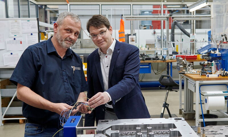 Oft im Betrieb  unterwegs: Geschäftsführer Stefan Sommer (rechts)