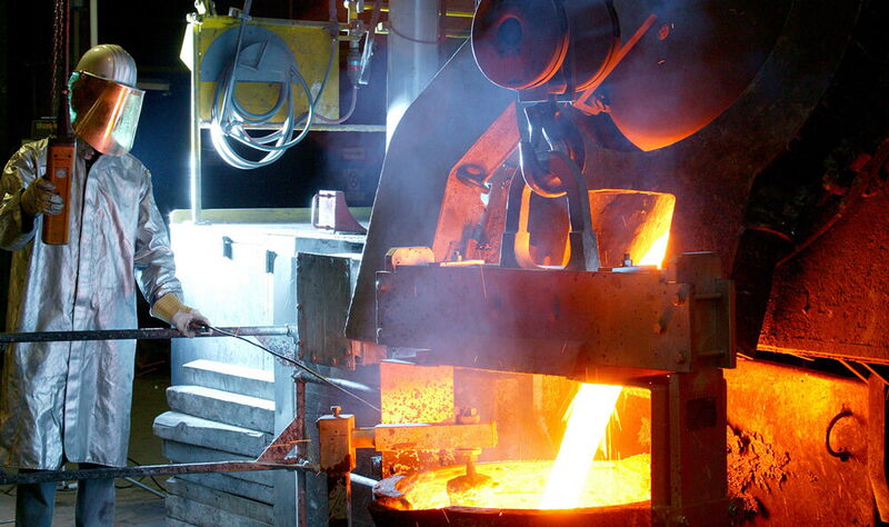 Innovative Mischung: Guss einer Heusler’schen Legierung.