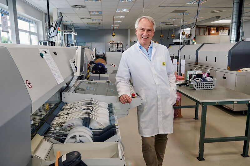 Stolz auf fast 50 Jahre Familienunternehmen: Oliver Brückmann, geschäftsführender Gesellschafter von Brückmann Elektronik.