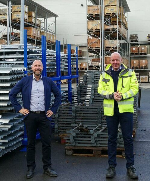 Christian Gerke und Tobias Althaus, Geschäftsführer der Peikko Deutschland GmbH in Waldeck