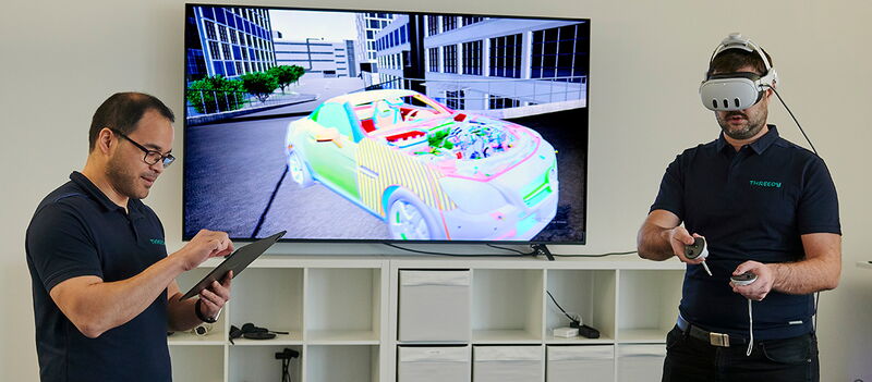 Arbeiten im Threedy-Labor