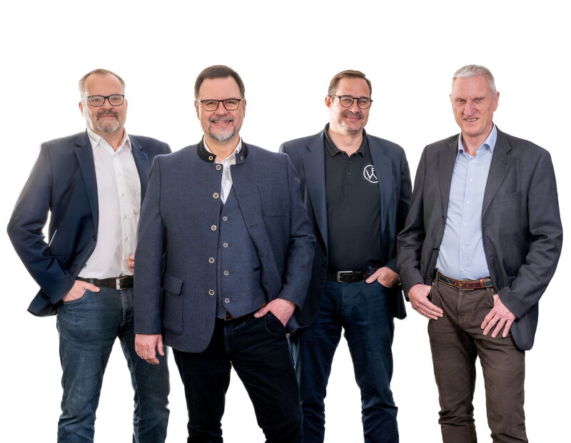 Von links nach rechts: Ralf von Hörsten,  Guido Weber, Klaus G. Mager, Ulf M. Kranz.