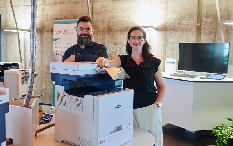 Patrick und Alexandra Vogel von der VOGEL Unternehmensgruppe