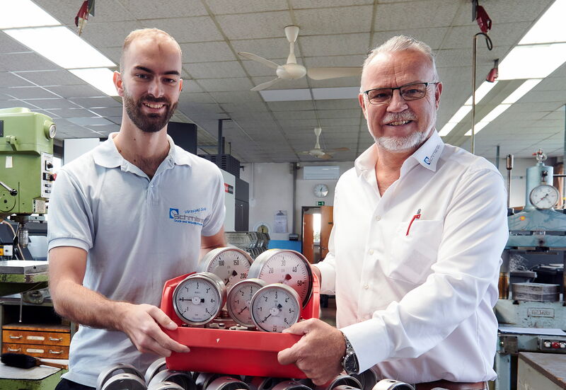 Machen das Familienunternehmen gemeinsam fit für die Zukunft: Julian und Ralf  Schmierer.