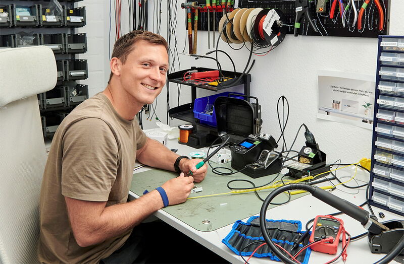 Maschinenbauingenieur Nico Kratz