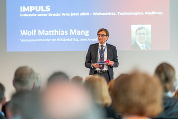 Wolf Matthias Mang, Vorstandsvorsitzender von HESSENMETALL und Geschäftsführer der Arno Arnold GmbH  (Foto: Julia Reisinger)
