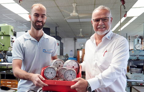 Machen das Familienunternehmen gemeinsam fit für die Zukunft: Julian und Ralf  Schmierer.