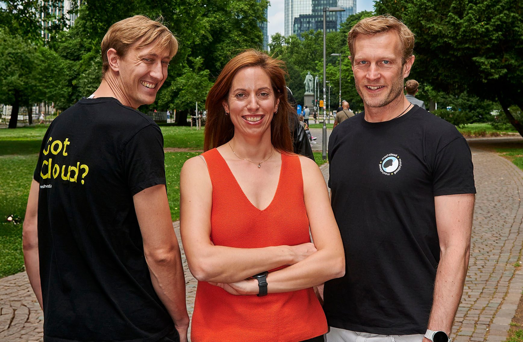 Gründer Johannes Rudolph,  Christina Kraus  und Dr. Jörg  Gottschlich (von  links)