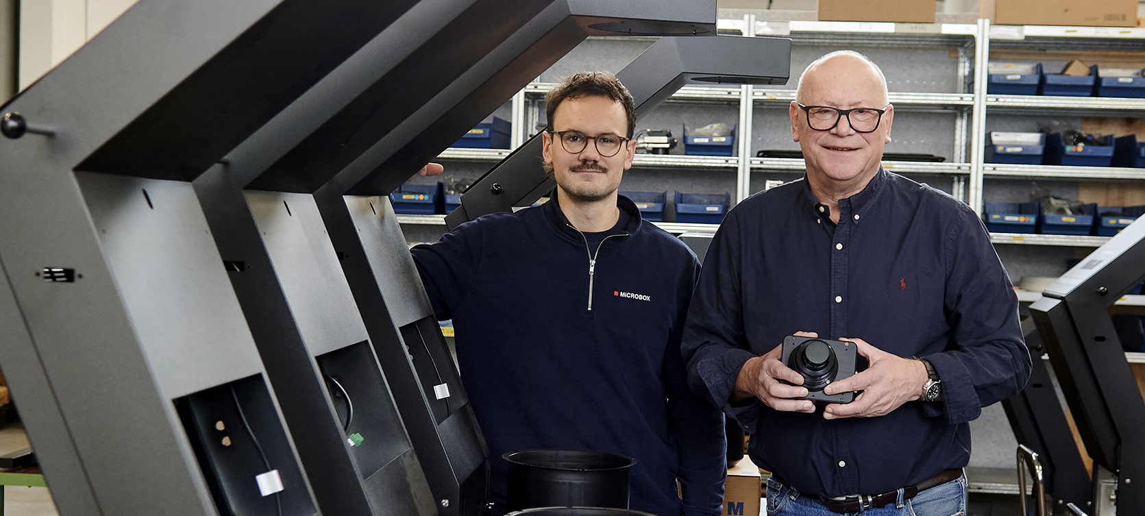 Stephan und Tim Welp von Microbox