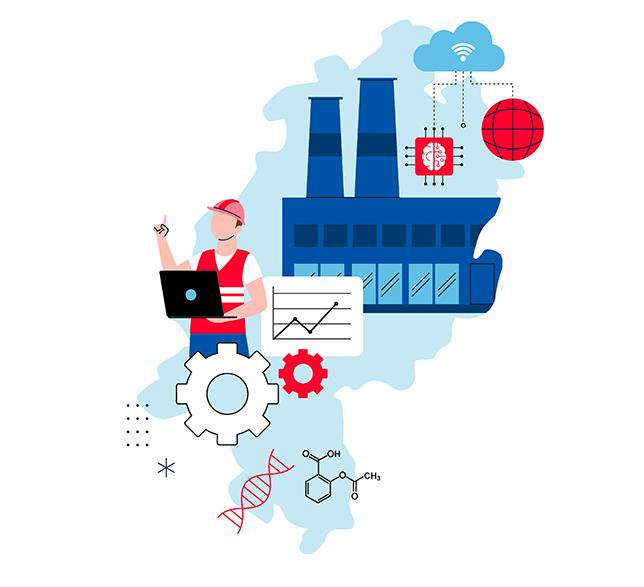 Bild zur Studie: Die Industrie als Treiber von Produktivität und Innovation für ein starkes Hessen